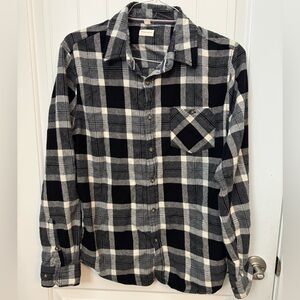 Black and White Plaid Men's Shirt Eight bells size large